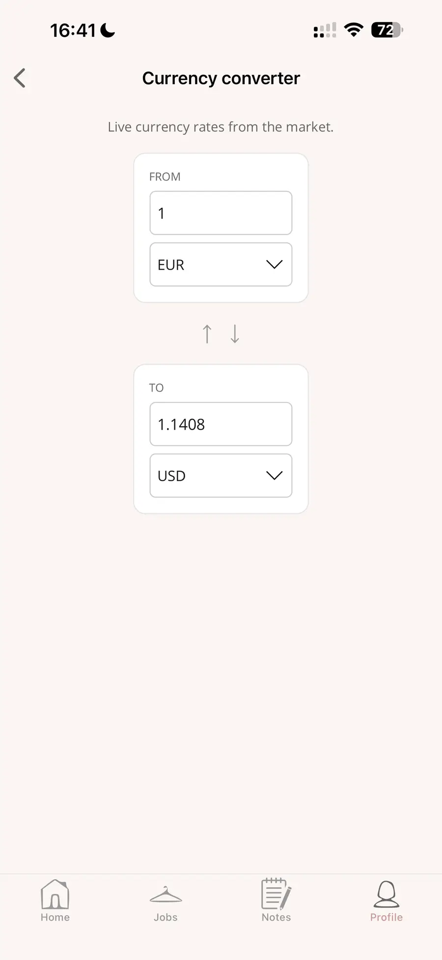 ModelWorth currency converter with live exchange rates